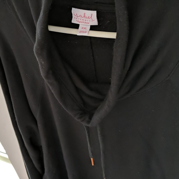 Maternity cowl neck pullover - Picture 4 of 6